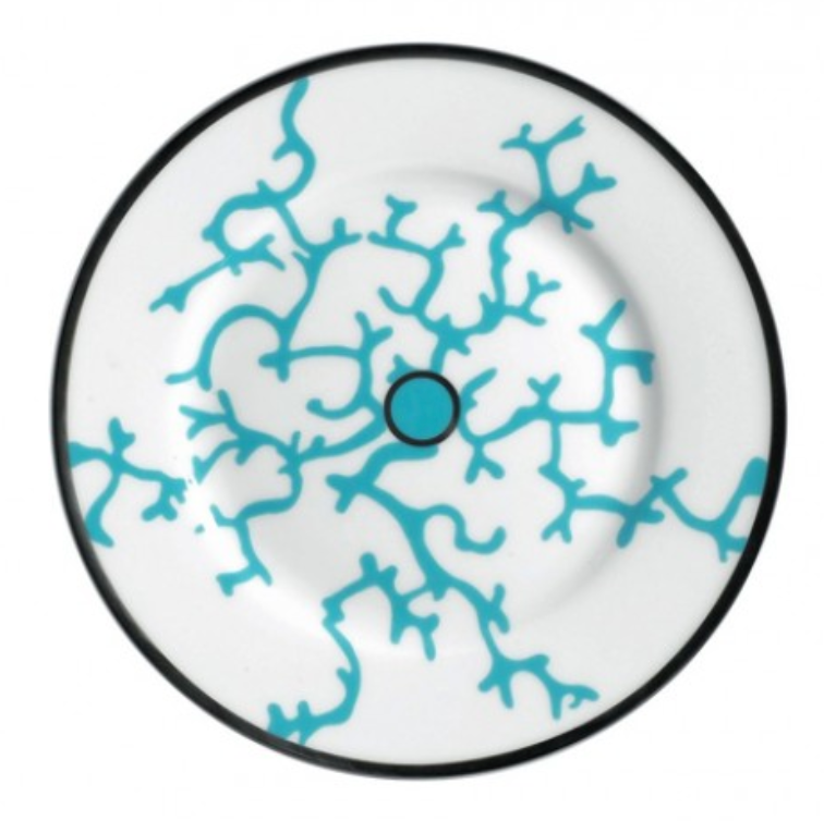 Raynaud Limoges Cristobal Turquoise Salad Plate #1