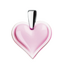 Lalique Pendant - Amoureuse Beaucoup - Pink/Silver
