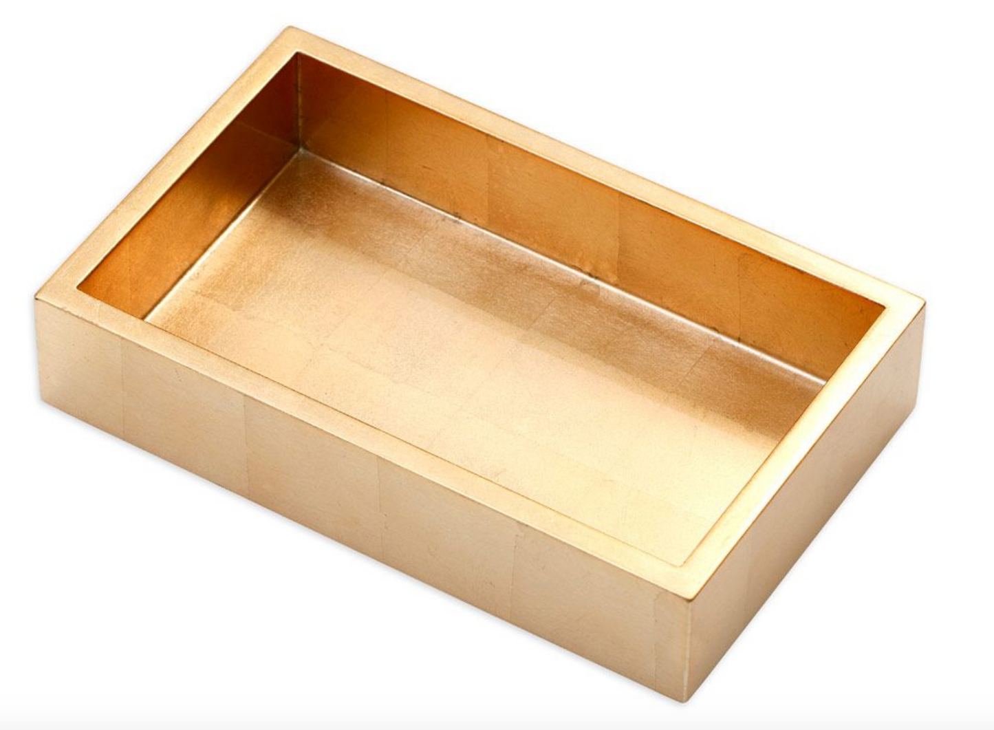 Caspari Holder: Guest Towel - Gold Lacquer