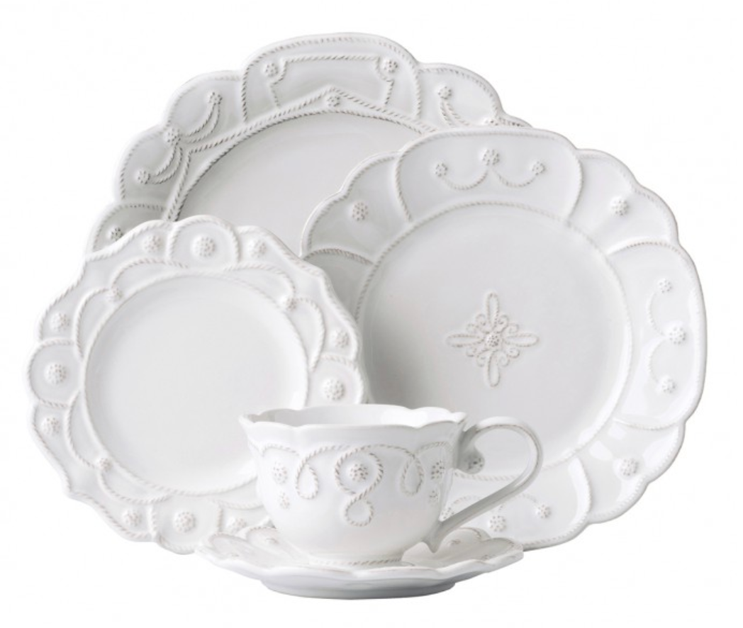 Juliska Jardins du Monde 5 Piece Place Setting - White