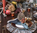 Kim Seybert Napkin Rings: Gobble in Multi, Set of 4