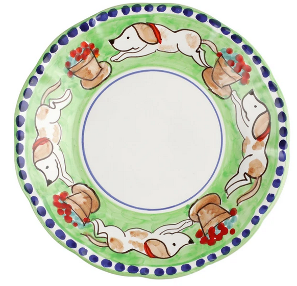 Vietri Campagna Cane (Dog) Salad Plate