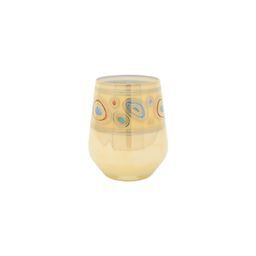 Vietri Regalia Stemless Wine Glass - Cream