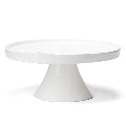 Vietri Lastra White - Cake Stand Large