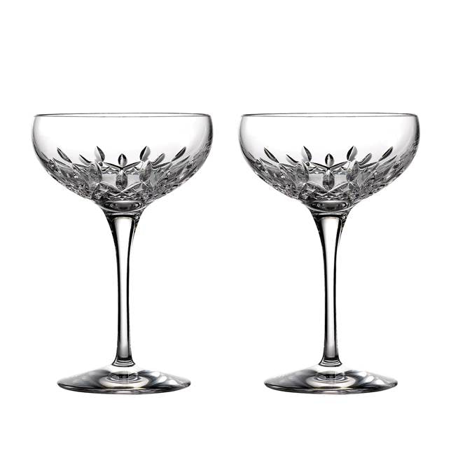 Waterford Lismore Essence Champagne Coupe Saucers, Set of 2