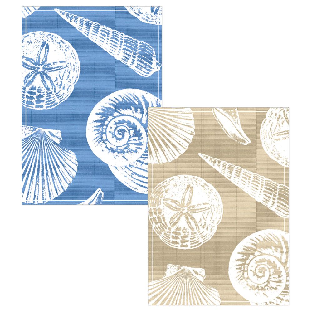 Caspari Note Cards: Shell - Set of 8