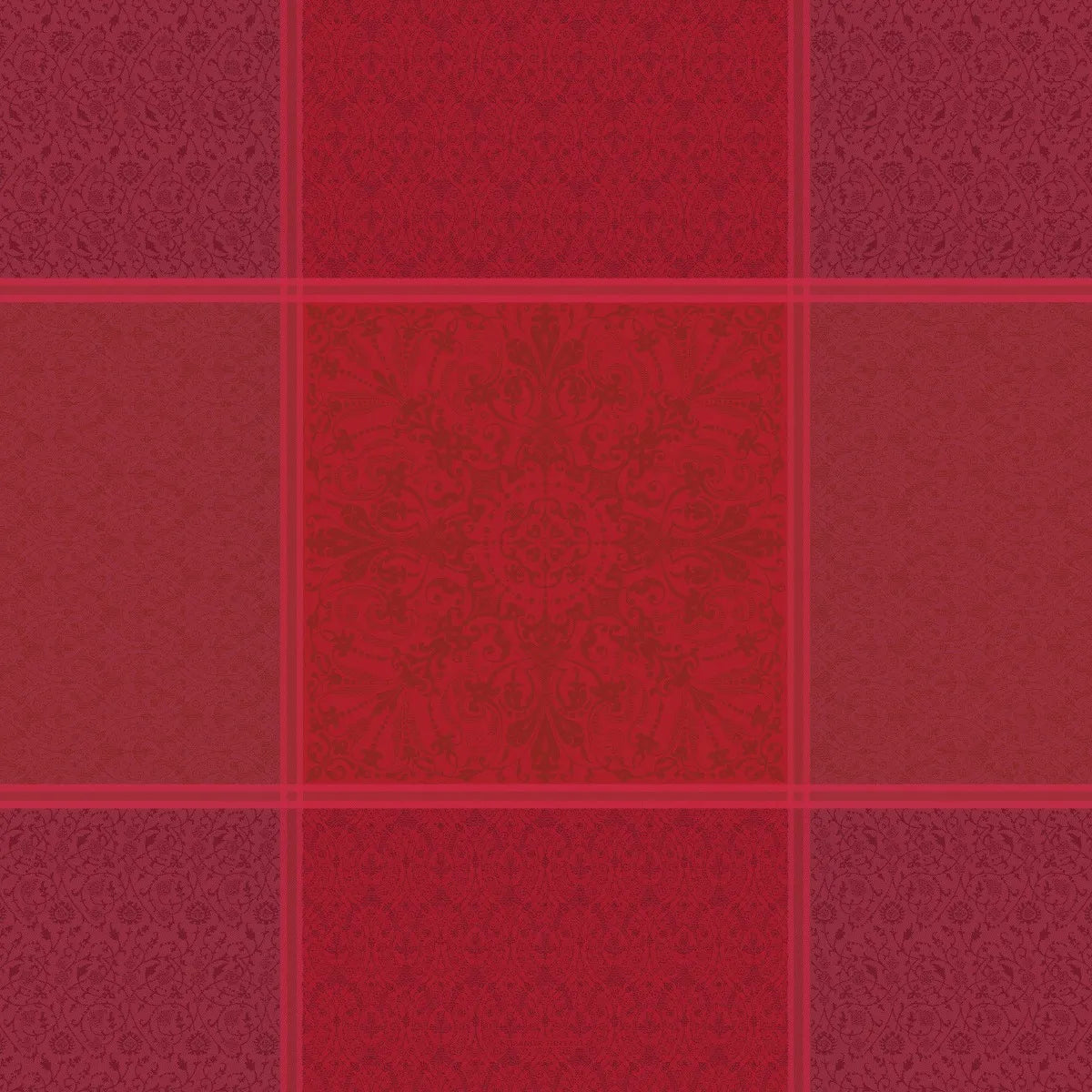 Garnier Thiebaut Cassandre Grenat Tablecloth, 68" x 143"