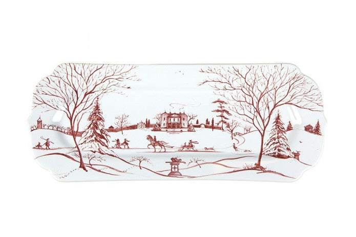 Juliska Country Estate Winter Frolic Ruby - Hostess Tray Main House