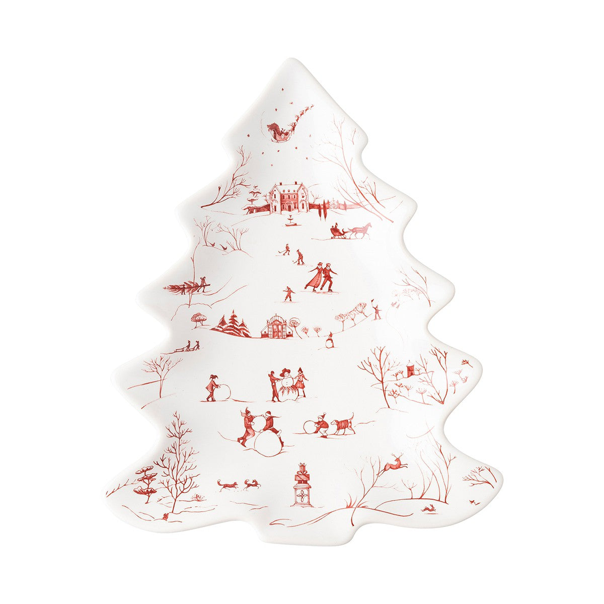 Juliska Country Estate Winter Frolic Ruby - Small Tree Tray