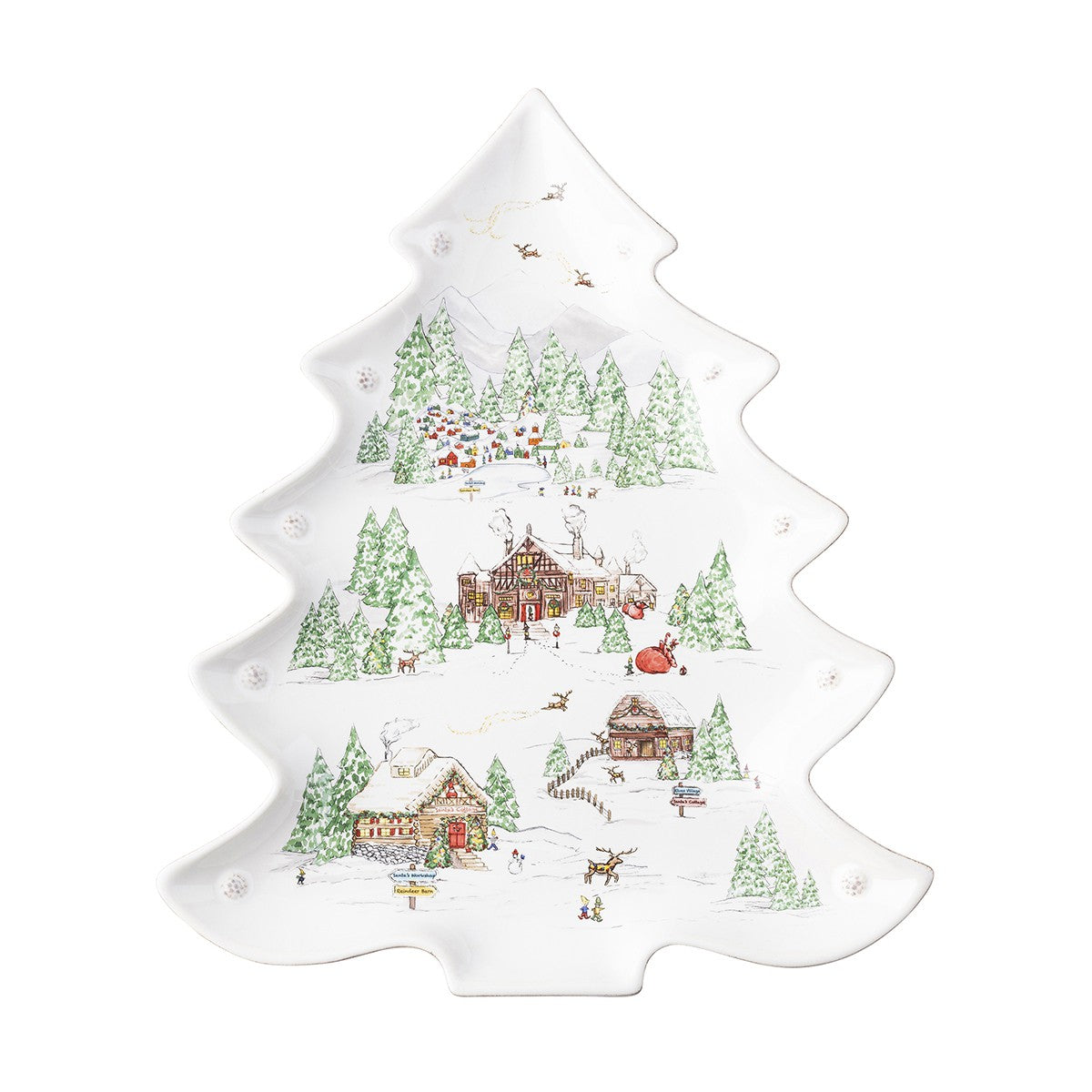Juliska Berry & Thread North Pole - Tree Platter 15 inch