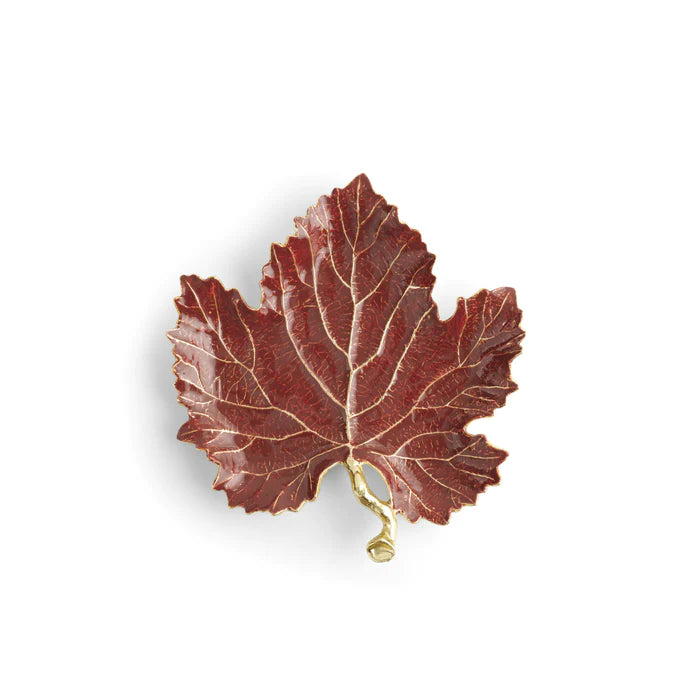 Swedish Kitchen Towels - Oak Leaf - Red