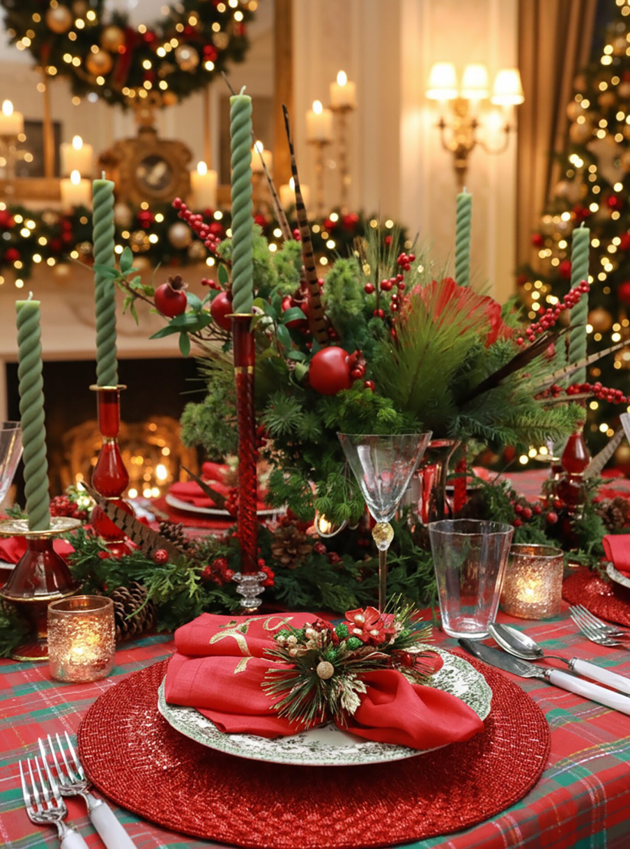 Holiday Linens & Napkin Rings