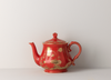 Ginori 1735 Oriente Italiano Teapot - Rubrum (Red w/Gold)