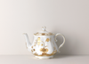 Ginori 1735 Oriente Italiano Teapot - Aurum (White w/Gold)