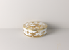 Ginori 1735 Oriente Italiano Round Box with Lid - Aurum (White w/Gold)