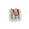 Caspari Gift Bag: Nutcracker Christmas White - Small Square