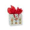 Caspari Gift Bag: Nutcracker Christmas White - Large