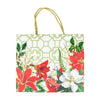 Caspari Gift Bag: Christmas Garden - Large