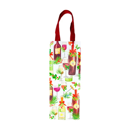 Caspari Bottle Bag: A Christmas Toast