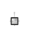 Lalique Pendant - Arethuse - Clear, Black Lacquer, Sterling Silver