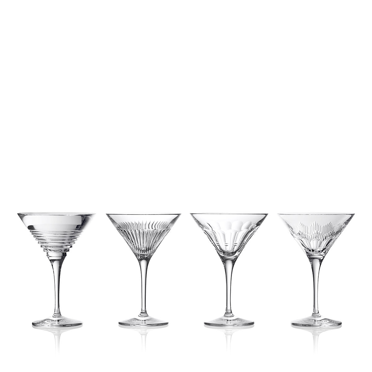 Waterford Mixology Mixed Martini Glasses 4oz, Set of 4