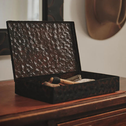 Jan Barboglio Cuerno Largo Box Iron Longhorn