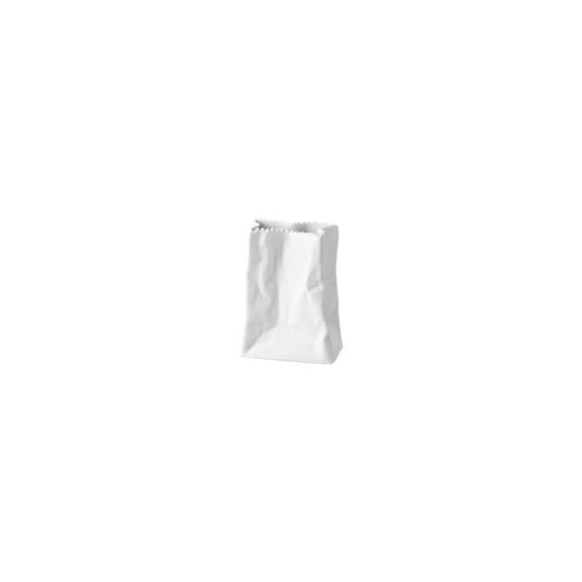 White Bag Mini Vase - Bag GBX 3 1/2 in in White
