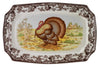 Spode Woodland Turkey - Platter Rectangular 17.5 inch