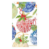 Caspari Guest Towels: Porcelain Ornaments