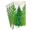 Caspari Christmas Trees with Lights Paper Guest Towel Napkins