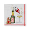 Caspari Santa Splash Paper Cocktail Napkins