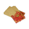 Caspari Guest Towels: Harvest Garland- Gold