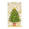 Caspari Guest Towels: Gilded Tree