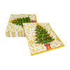 Caspari Luncheon Napkins: Gilded Tree