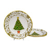 Caspari Salad/Dessert Plates: Gilded Tree