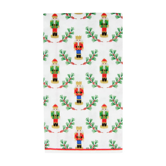 Caspari Guest Towels: Little Nutcracker