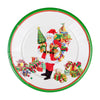 Caspari Mr. Claus Paper Dinner Plates - Round