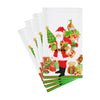 Caspari Guest Towels: Mr. Claus