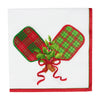 Caspari Cocktail Napkins: Christmas Pickleball