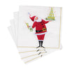 Caspari Santa Serving Drinks Paper Cocktail Napkins