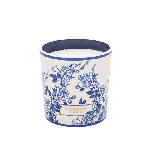 Portus Cale Gold & Blue 4-Wick Candle