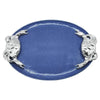 Mariposa Tray - Handled Crab - Cobalt