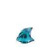 Lalique Sculpture - Fish - Turquoise
