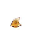 Lalique Sculpture - Fish - Amber