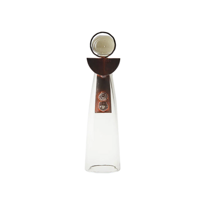 Jan Barboglio Zapoteca glass angel with iron wings and halo