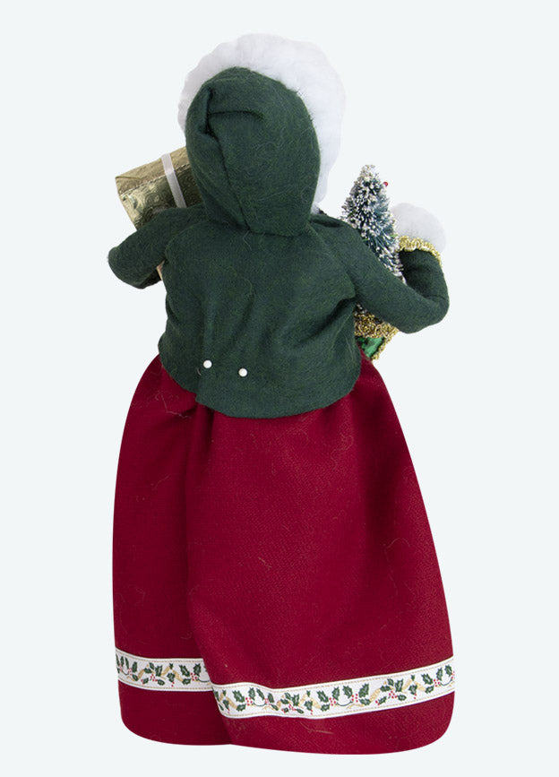 Byers Choice Caroler: Mrs. Claus with Ornaments