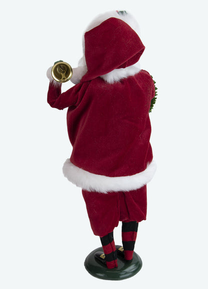 Byers Choice Caroler: Santa with Wreath