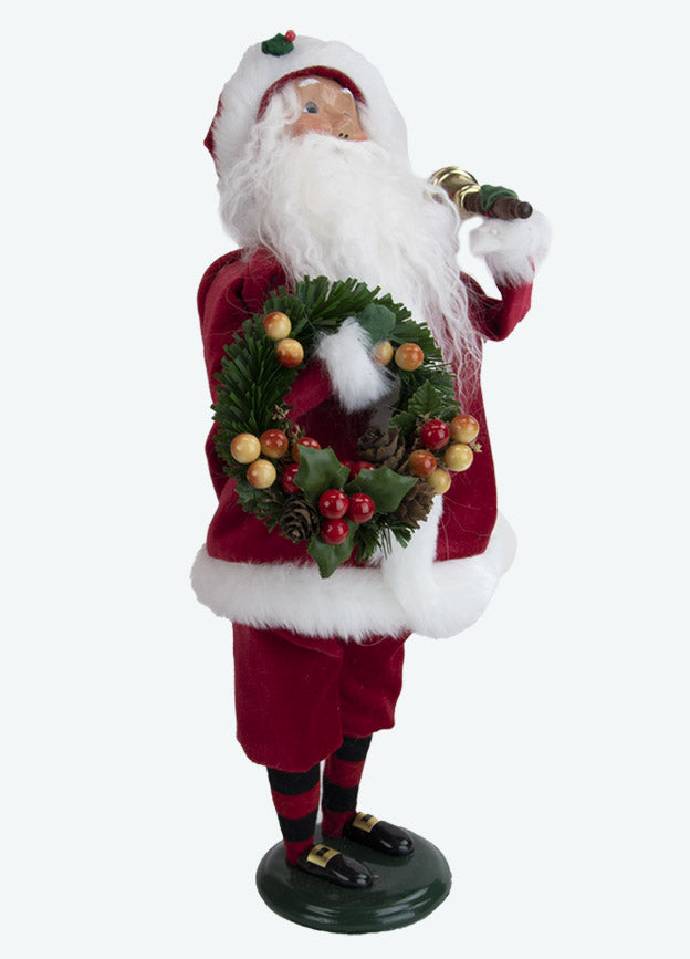 Byers Choice Caroler: Santa with Wreath