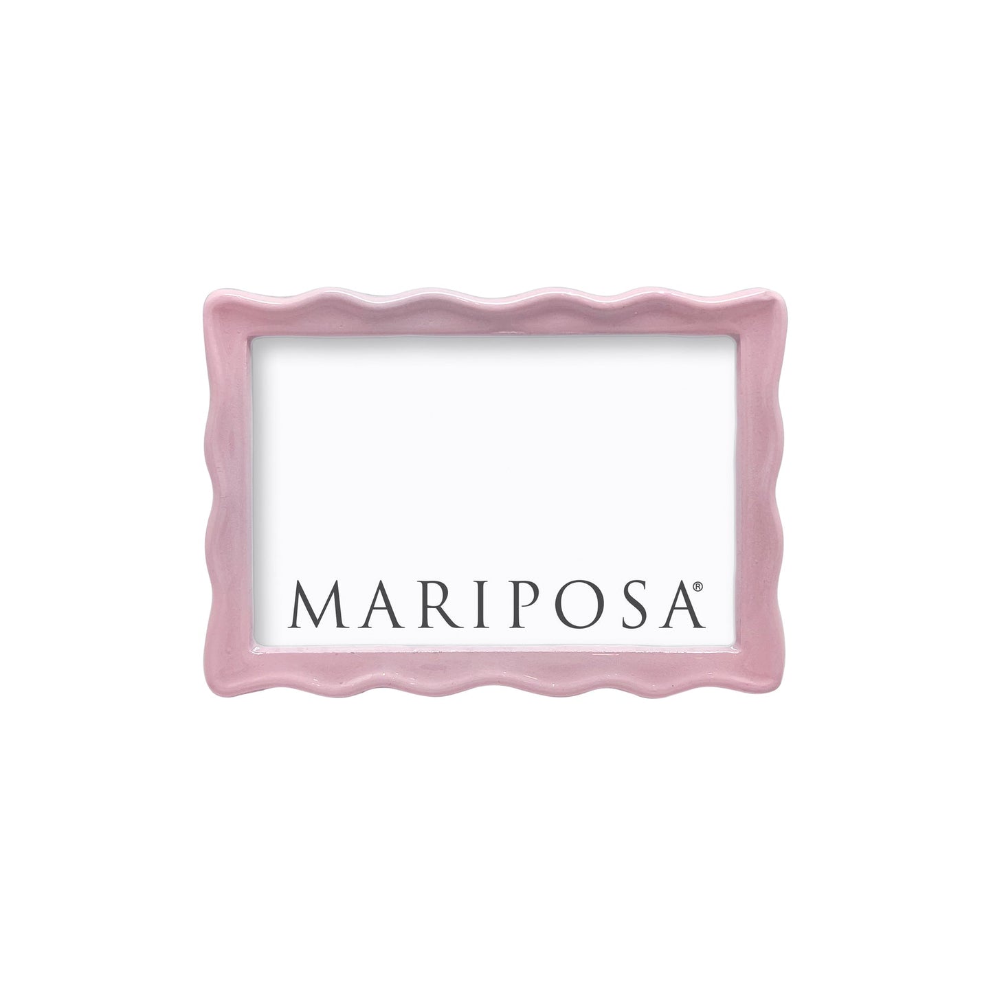 Mariposa Frame - Wavy Pink 4x6
