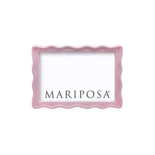 Mariposa Frame - Wavy Pink 4x6